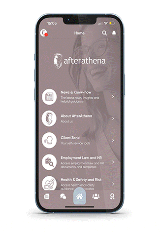 AfterAthena app for HR professionals in the UK